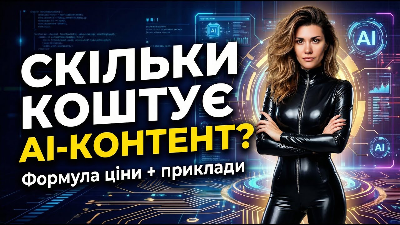 СКІЛЬКИ КОШТУЄ AI КОНТЕНТ Формула ціни + приклади