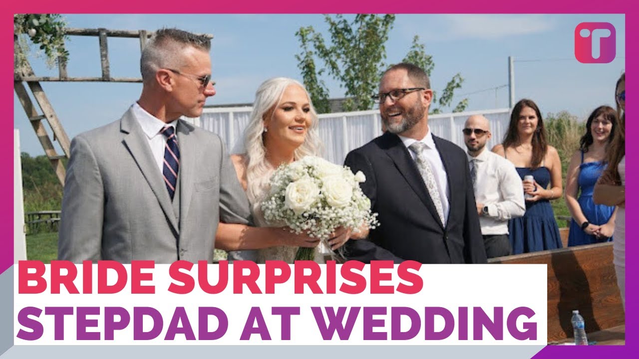 Bride Asks Stepdad To Walk Aisle With Her And Biological Dad
