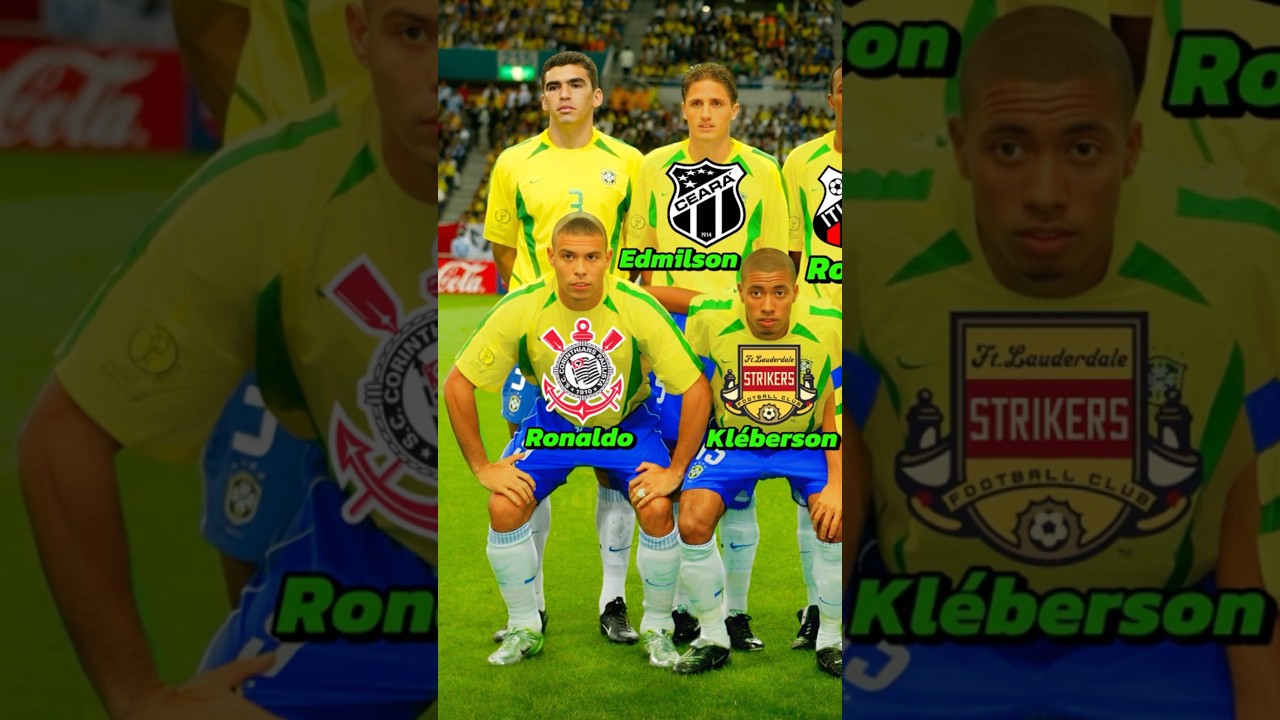 Brazil World Cup 2002 and their Last played Club 💔