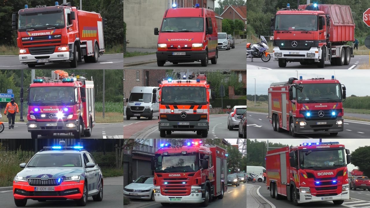 Hulpdiensten rukken massaal uit naar een zeer grote brand in Willebroek! -26/07/2022
