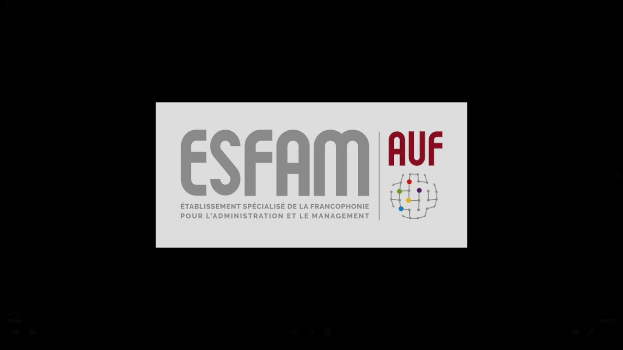 Forum virtuel des études et des métiers 2021 :  Agence Universitaire de la Francophonie, ESFAM