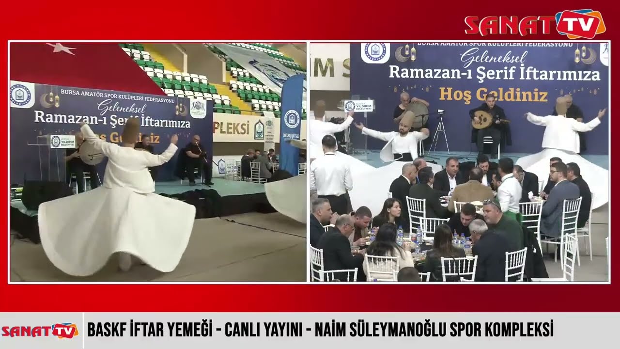 BASKF İFTAR YEMEĞİ CANLI YAYINI - SANAT TV