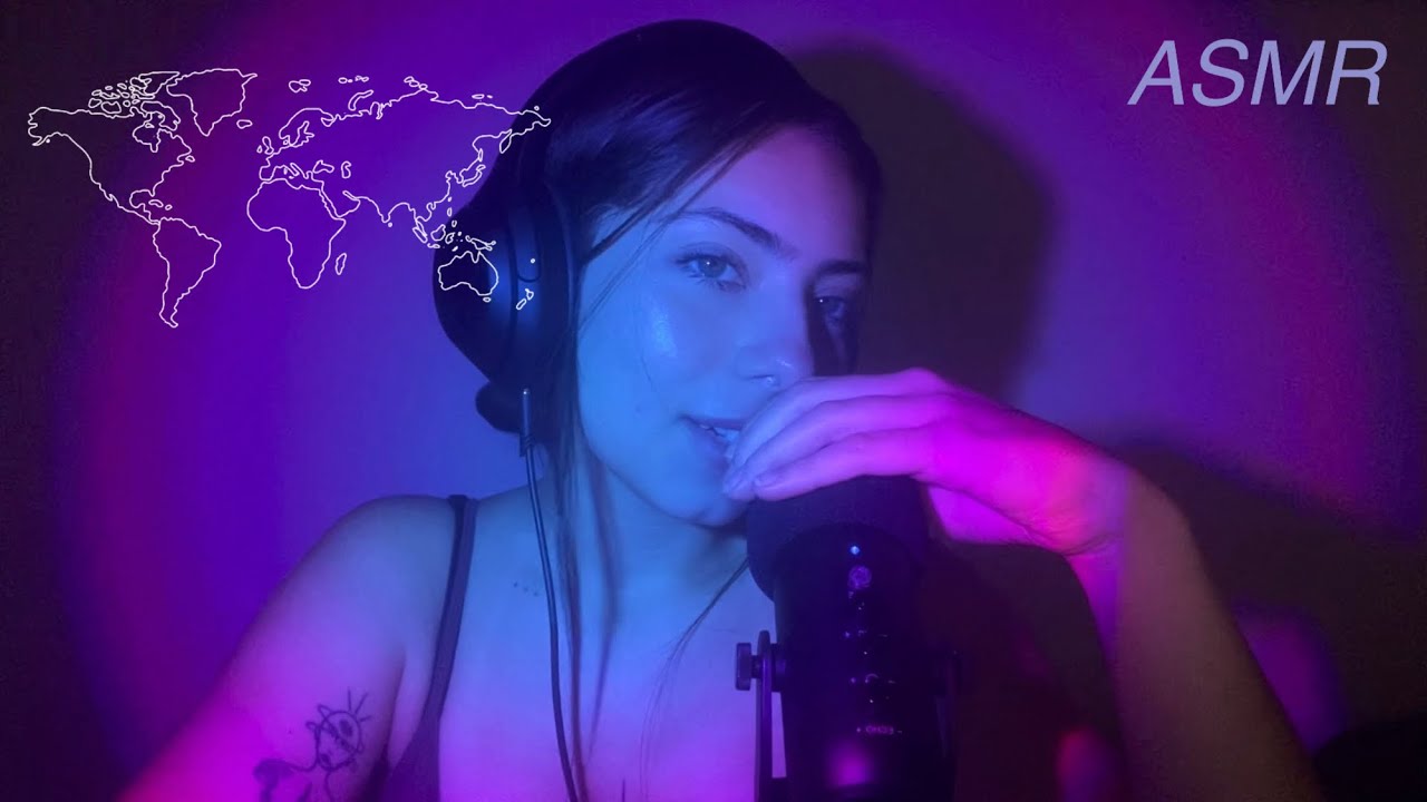 asmr | шепчутся все 195 стран | шепот крупным планом | утомит вас до смерти!