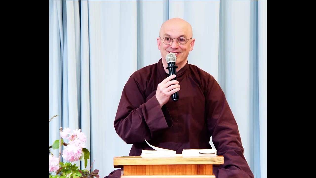 An extremely beautiful part of a special Dhamma talk at Plum Village 