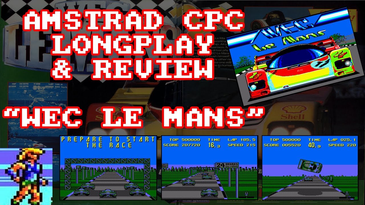 [AMSTRAD CPC] WEC Le Mans - Longplay & Review