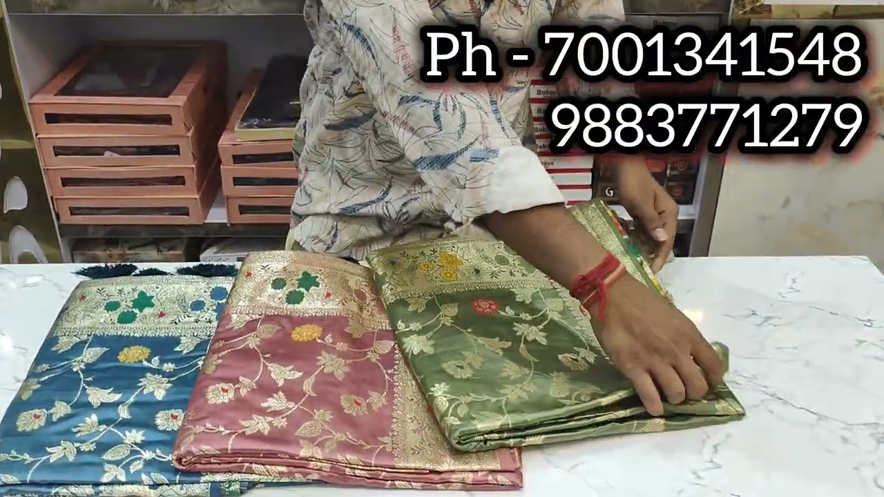 New Satin Mashru Silk 🎉 Moumita Textile Shantipur 🎉🎁 Ph - 7001341548 , 9883771279