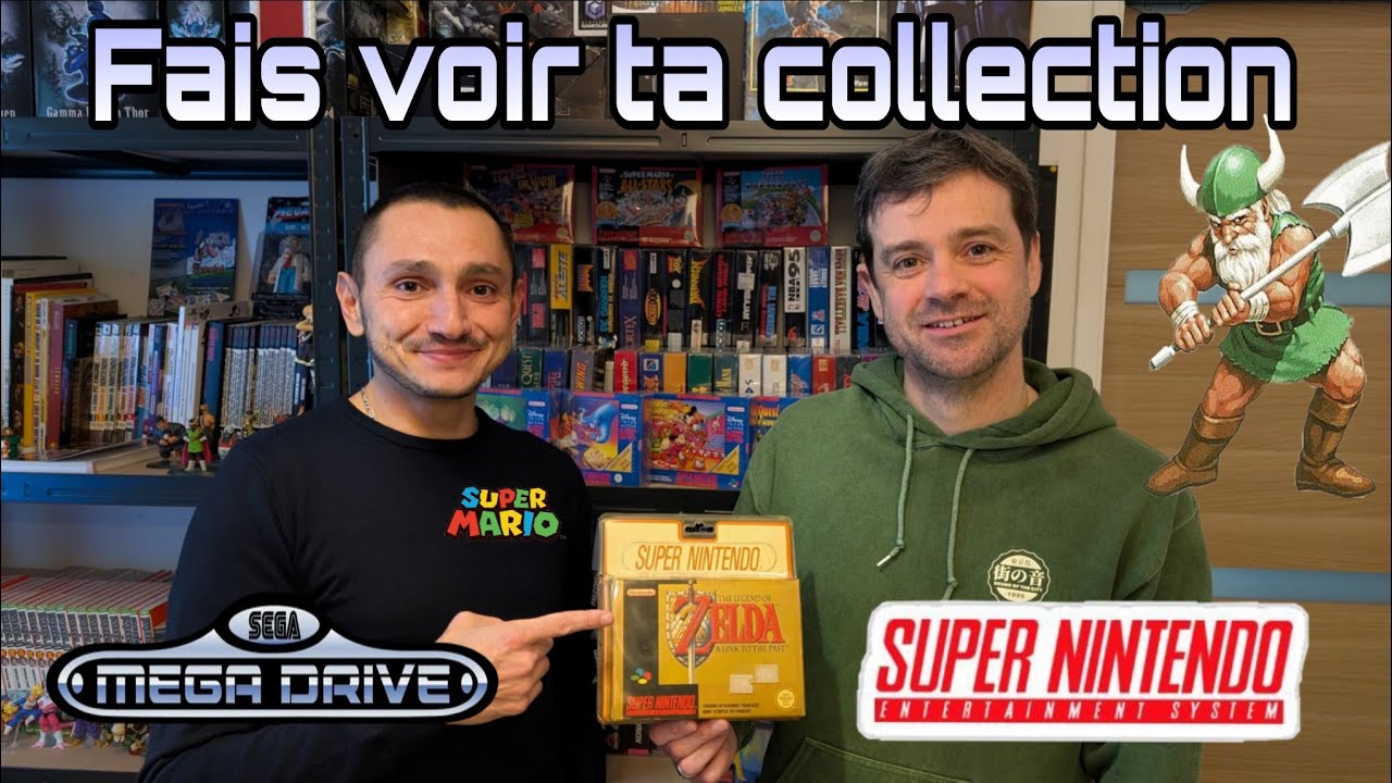 Fais Voir Ta Collection #5 : Super Nintendo , Mega Drive ☝️😱😍