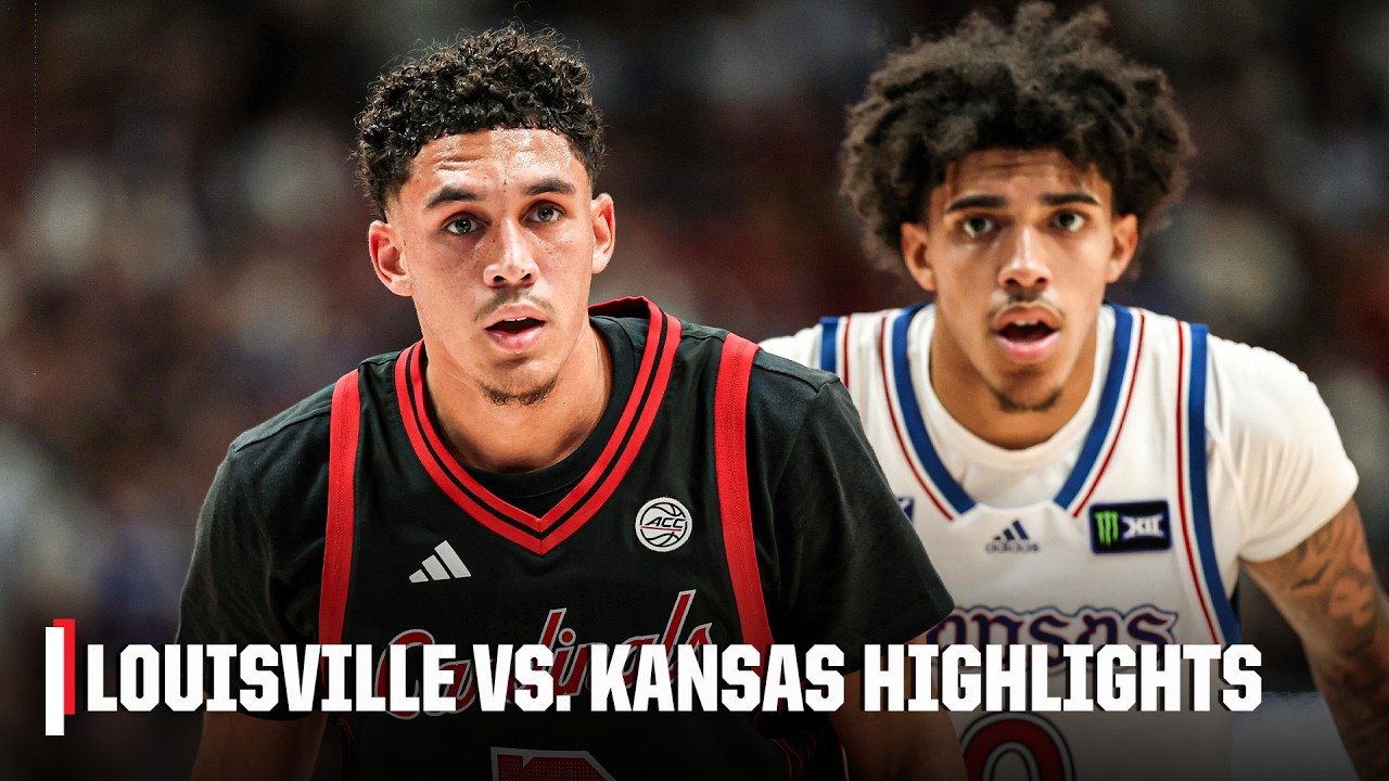Louisville Cardinals vs. Kansas Jayhawks | Full Game Highlights | ESPN College Basketball