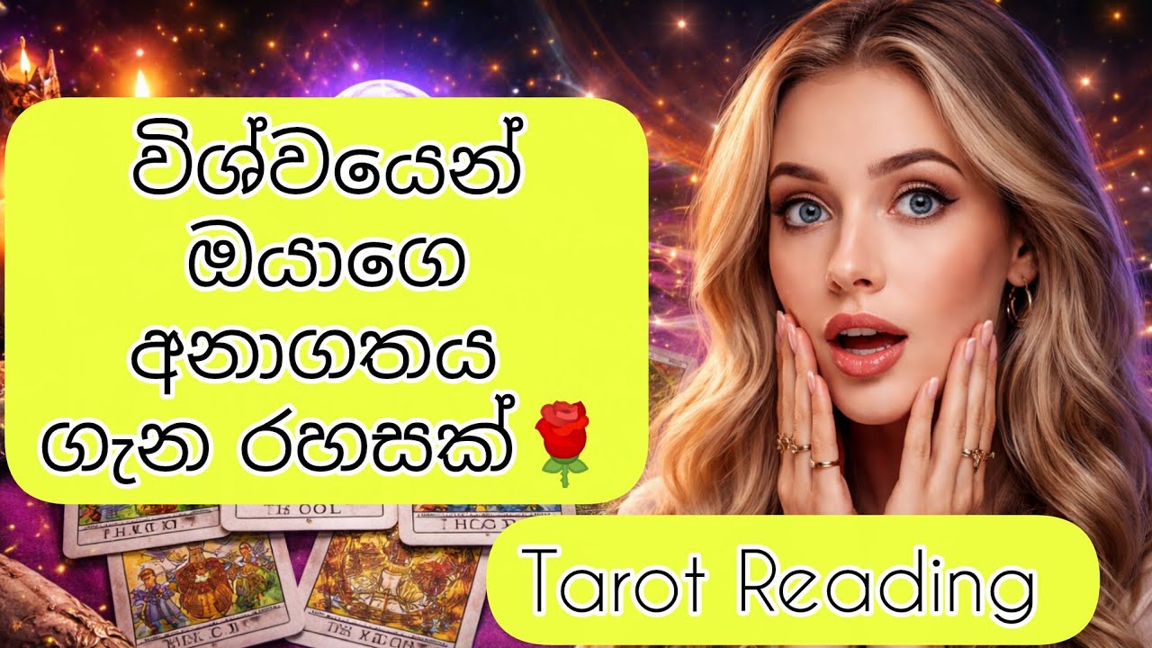 විශ්වයෙන් ඔයාගෙ අනාගතය ගැන රහසක්🌹| Tarot Card Reading Sinhala | Tarot Reading Sinhala