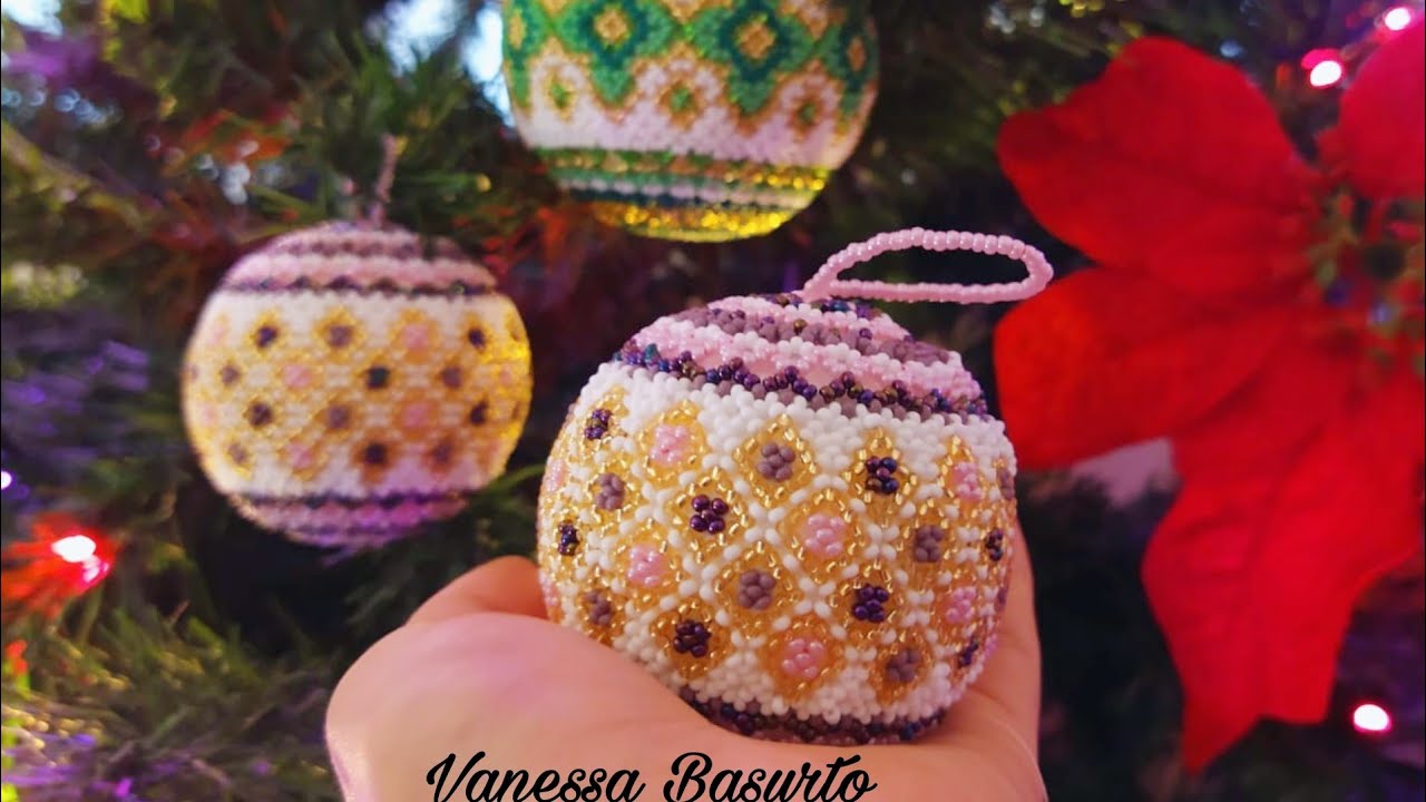 COMO REALIZAR UNA ESFERA NAVIDEÑA DE CHAQUIRAS/MOSTACILLAS (FACIL)| How to make Christmas Globes DIY