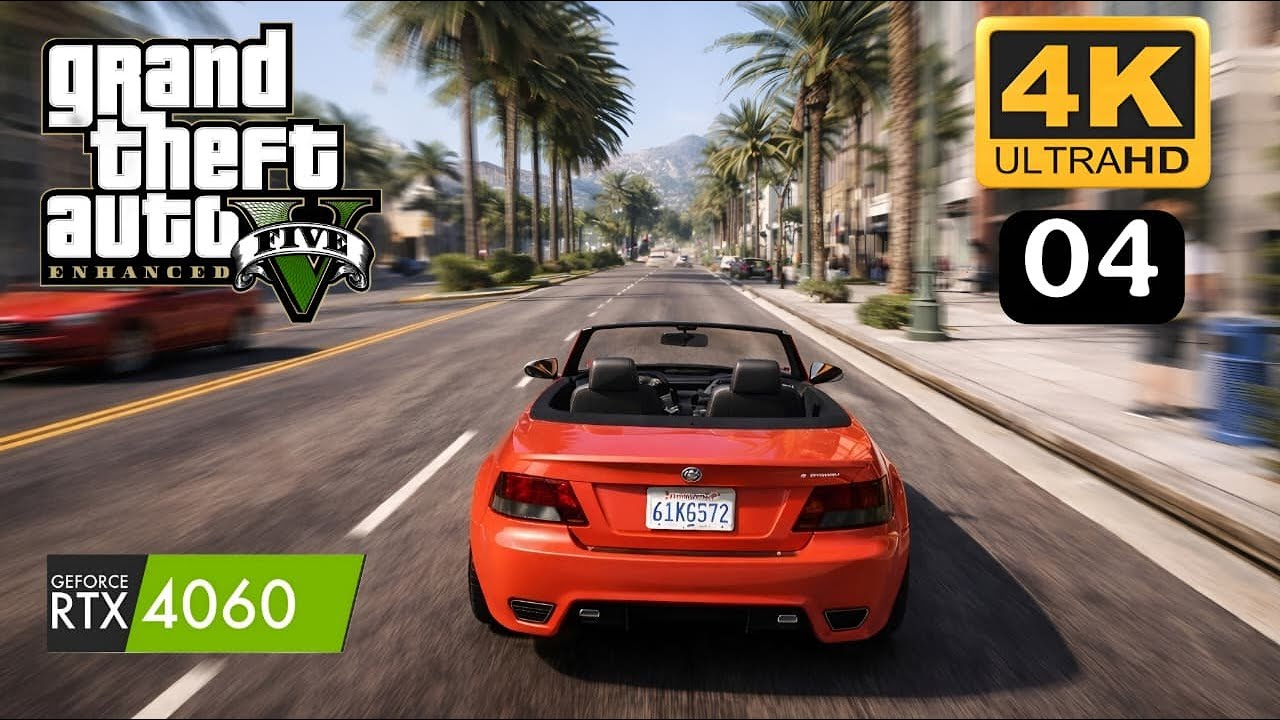 GTA 5– Enhanced Edition Gameplay Walkthrough Part 04 🔥 | PC 4K Ultra • 60FPS