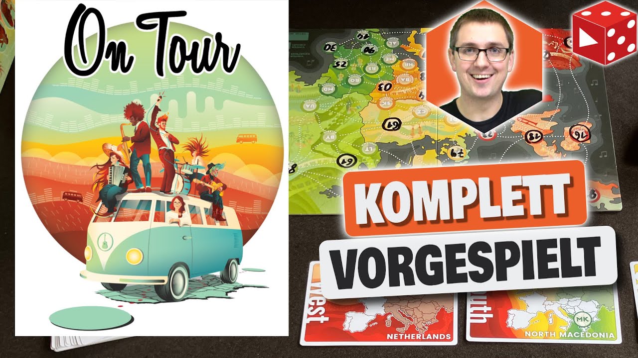 On Tour - Tolles kurzweiliges Roll & Write mit hochwertigem Material