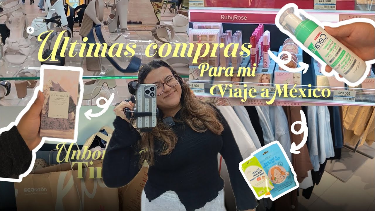 VLOG ✨|ÚLTIMAS COMPRAS PARA 🇲🇽