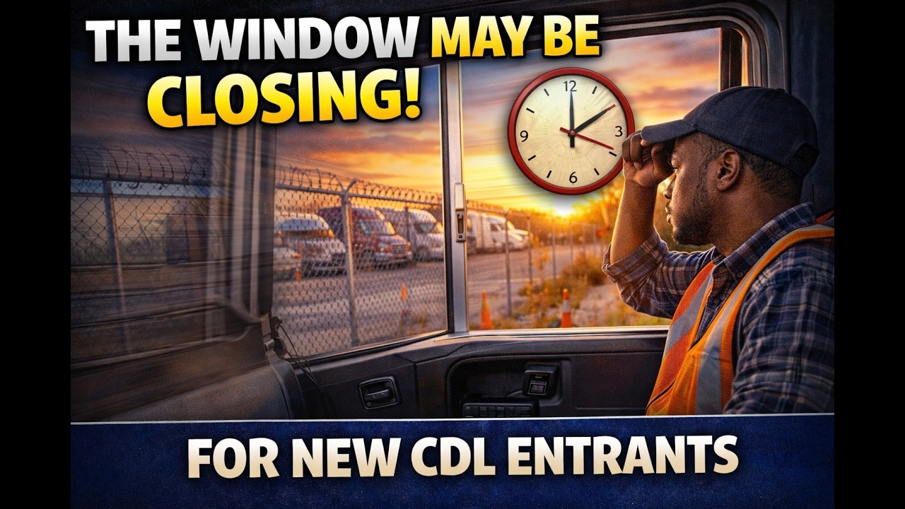 Is Window Closing For New CDL Entrants