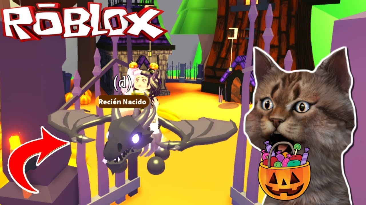 LA NUEVA MASCOTA DE ADOPT ME HALLOWEEN ES ASOMBROSA (ME QUEDO POBRE) - ROBLOX