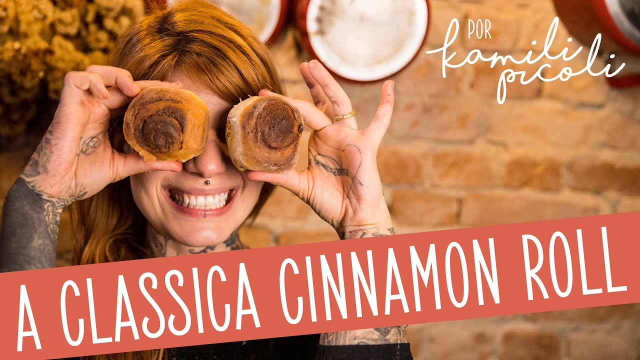 A clássica Cinnamon roll