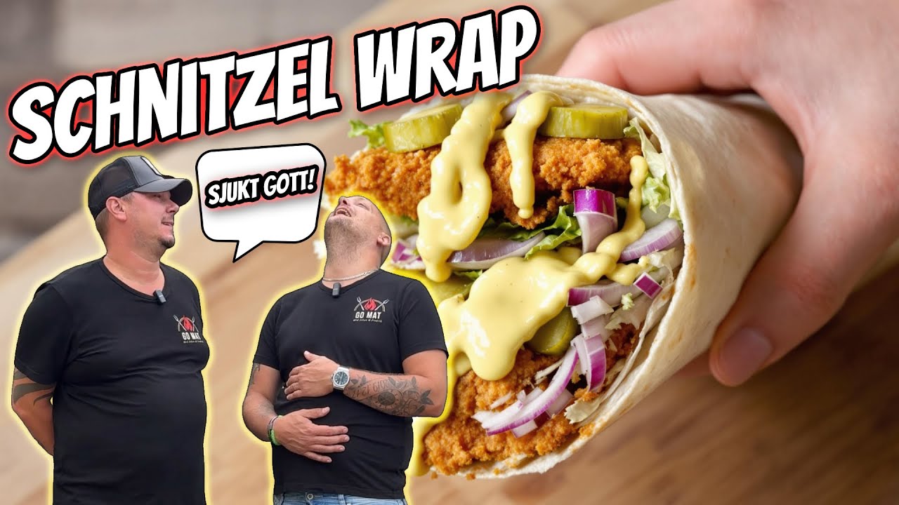 Krispig Schnitzelwrap med Hemgjord Remoulads&aring;s | Go Mat