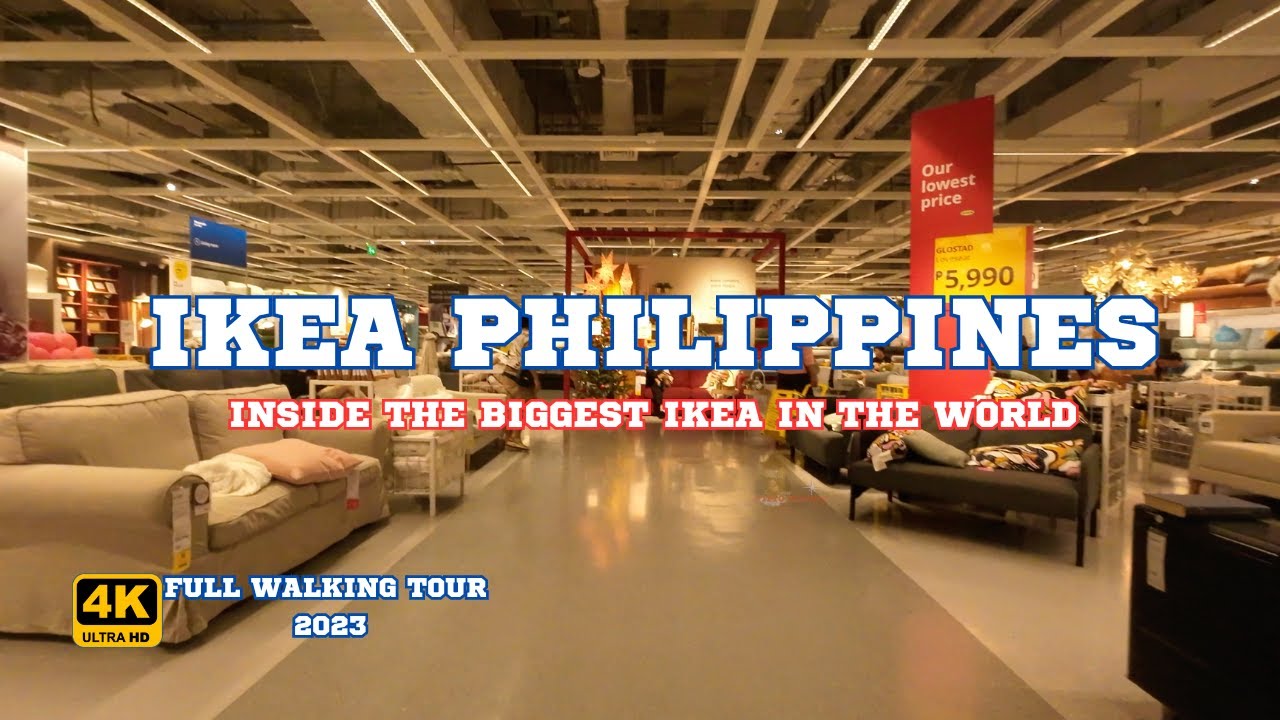 IKEA PHILIPPINES: BIGGEST IKEA IN THE WORLD || FULL WALKING TOUR (4K).