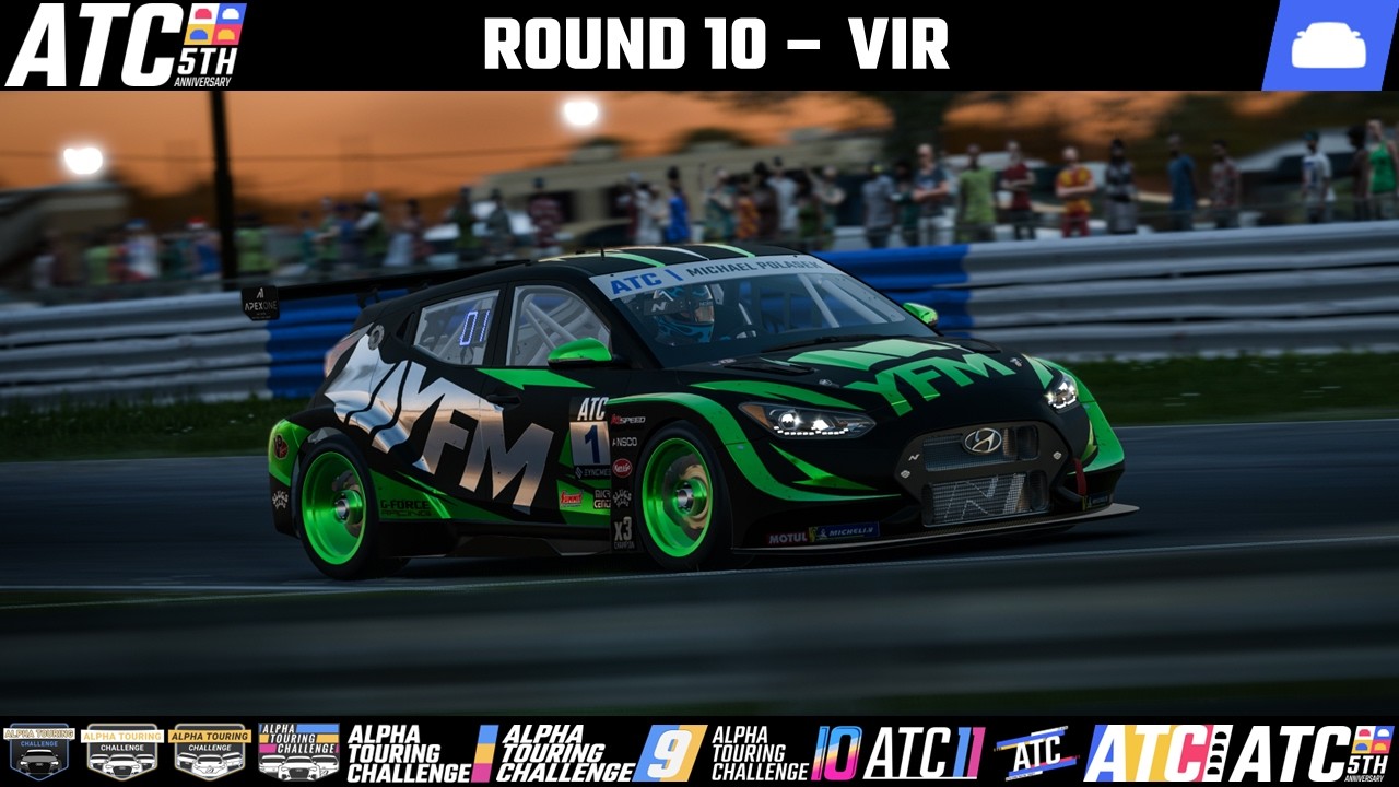 Alpha Touring Challenge | Season 16 | Round 10 | VIR | iRacing