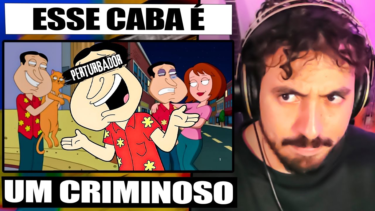 Homem mais CRIMINOSO que já Existiu - Glenn Quagmire | Leozin React