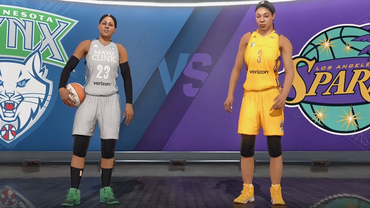 NBA Live 18 - Los Angeles Sparks vs Minnesota Lynx - WNBA Gameplay (HD) [1080p60FPS]