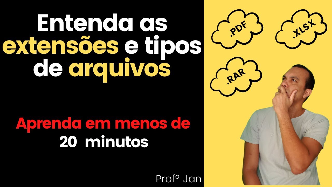 Entenda as Extensões e Tipos de Arquivos | Informática 2025
