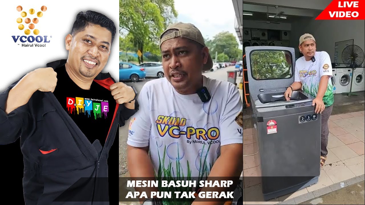 MESIN BASUH SHARP APA PUN TAK GERAK