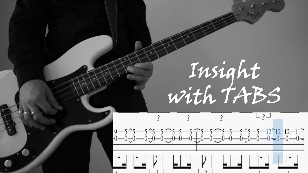 Insight - Joy Division (Bass cover with TABS)