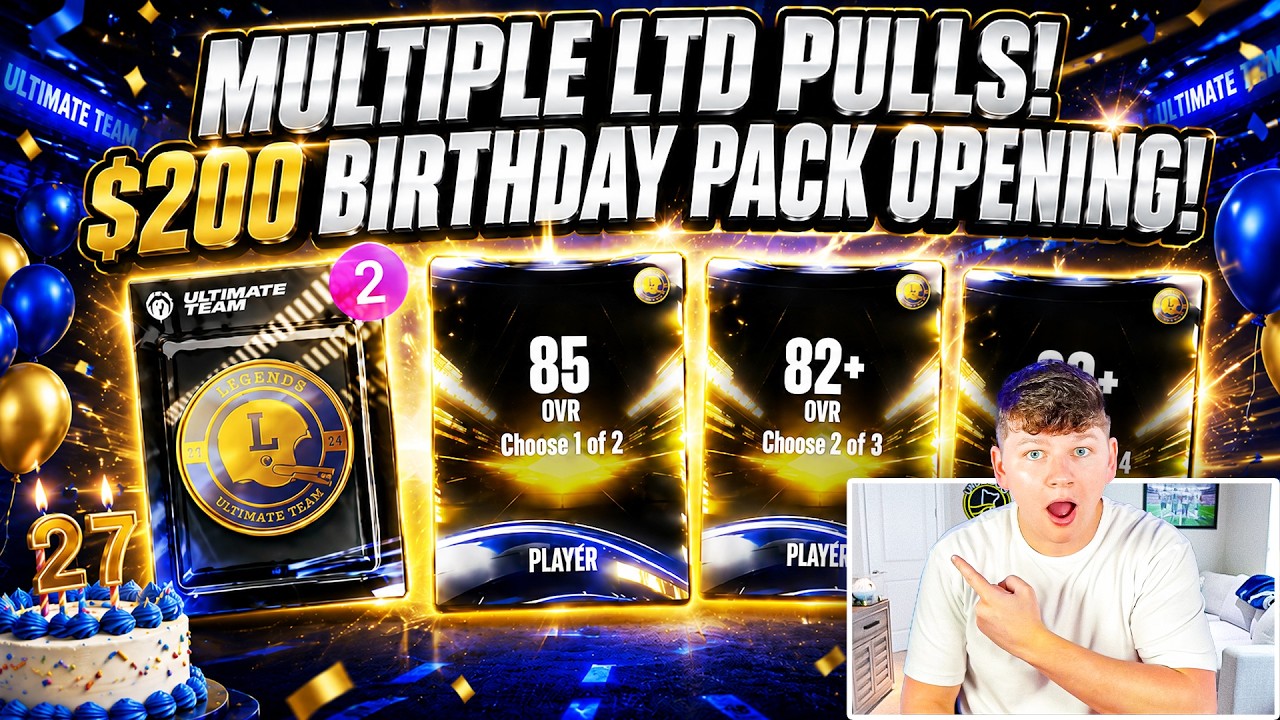 MULTIPLE LTD PULLS! BIRTHDAY $200 PACK OPENING! MY BEST OPENING OF THE YEAR!
