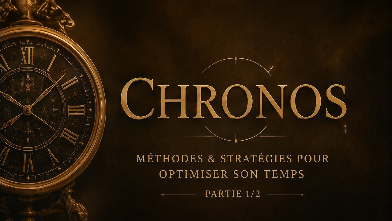 méthodes d'organisation pour optimiser son temps (partie 1)