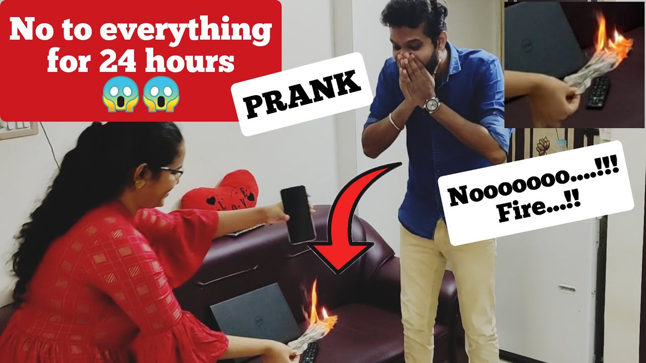 *PRANK* I said No to everything for 24 hours | My wife doesn't know i am pranking | Adi and mahi