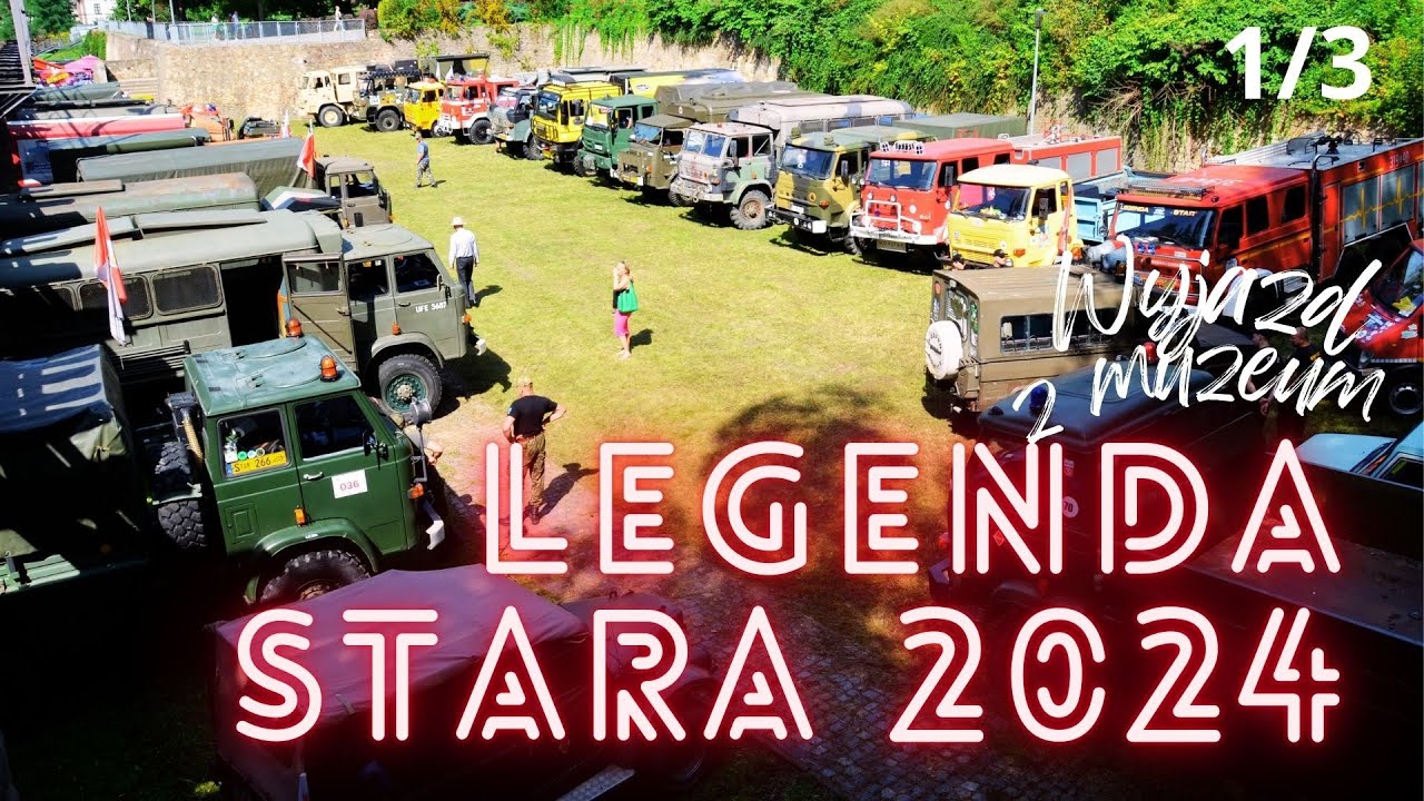 Zlot Legenda Stara 2024. Wyjazd z muzeum