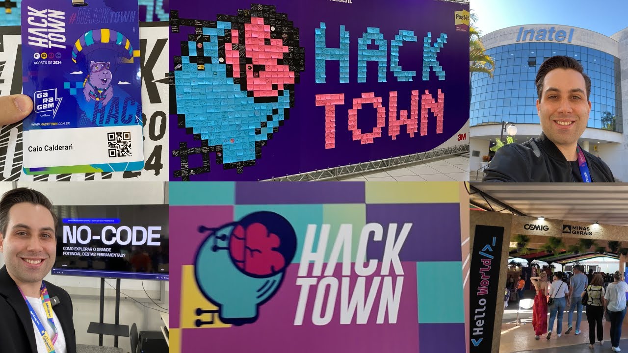 HACKTOWN 2024 - TECNOLOGIA, NO-CODE, IA, STARTUPS E MAIS...