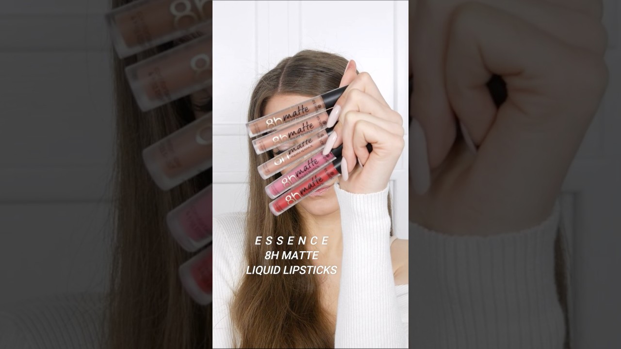 ESSENCE 8h MATTE LIQUID LIPSTICK - idealne matowe pomadki? #shorts