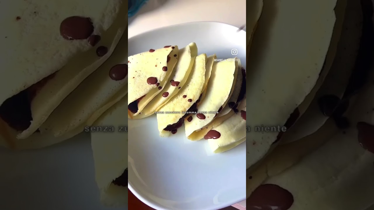 Cr&ecirc;pes senza glutine senza latte senza zucchero e anche senza senso di colpa. Provale subito