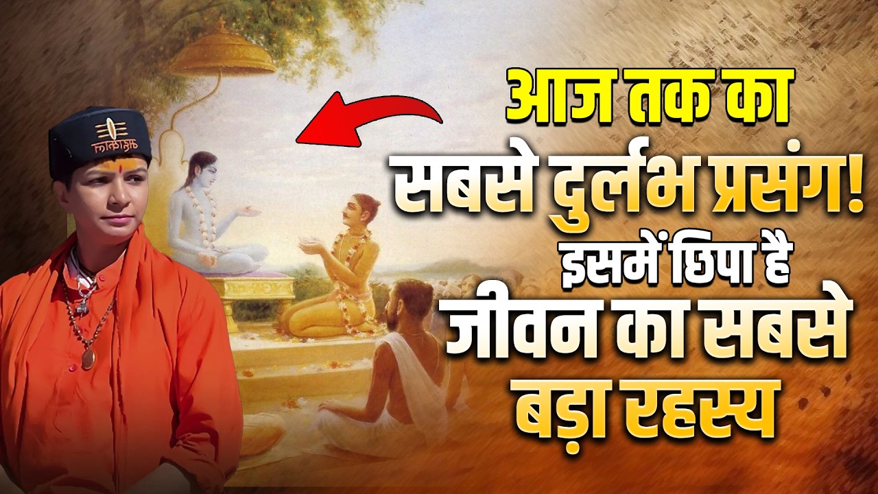 आज तक का सबसे दुर्लभ प्रसंग!  इसमें छिपा है जीवन का सबसे बड़ा रहस्य | Sadhvi Varsha Nagar Ji