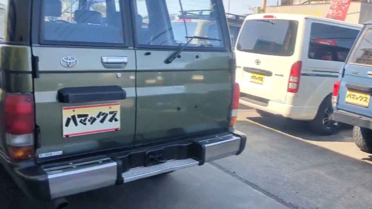 【新着入庫速報】ランクル77　オリーブグリーン　輸出用ホイール【株式会社ハマックス】
