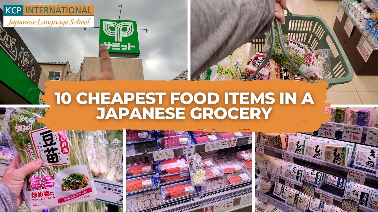 10 Cheapest Food Items in a Japanese Grocery