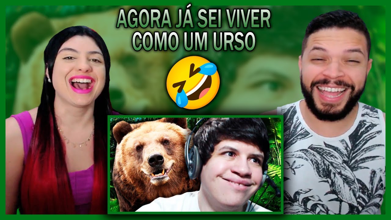 VIREI UM URSO PELUDO! - Bear Simulator | Games EduUu (REACT)