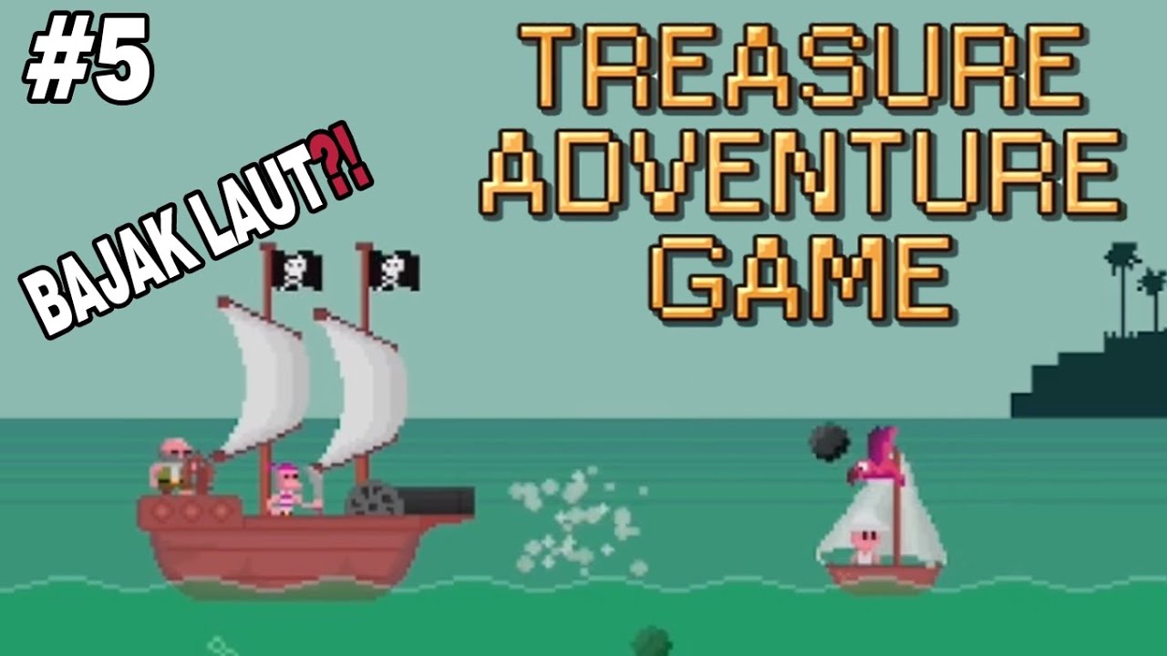 Dikejar BAJAK LAUT | Treasure adventure game Indonesia #5