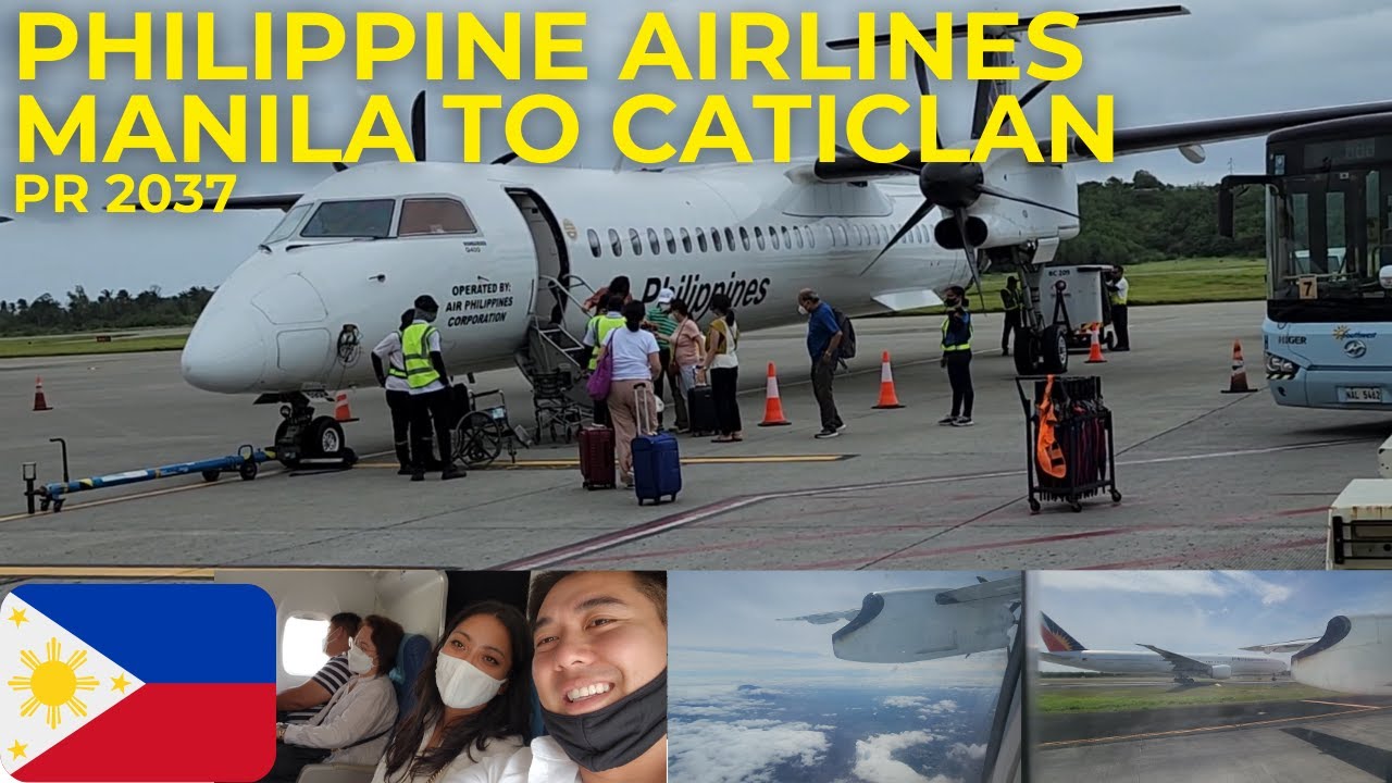 Philippine Airlines - Manila to Caticlan PR 2037 - Boracay FUN! Bombardier Q400 🛬🏖️