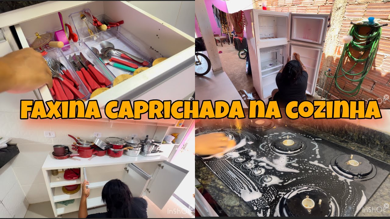 FAXINA COMPLETA NA COZINHA ✨DEIXANDO TUDO LIMPO E ORGANIZANDO 💖TAVA PRECISANDO DESSA ORGANIZAÇÃO 🫶🏽✨