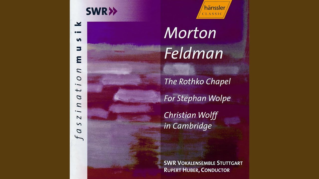 For Stephan Wolpe