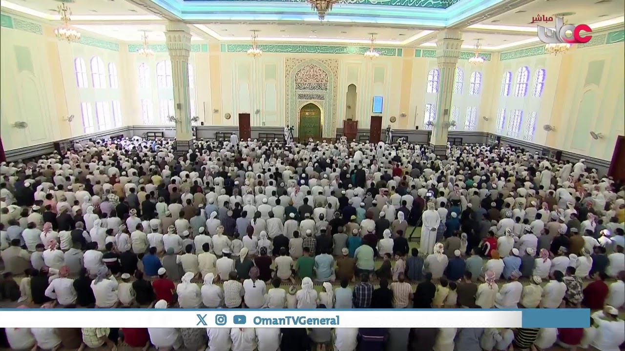 شعائر صلاة الجمعة من جامع السلطان #قابوس بـ #البريمي | الجمعة 9 فبراير 2024م