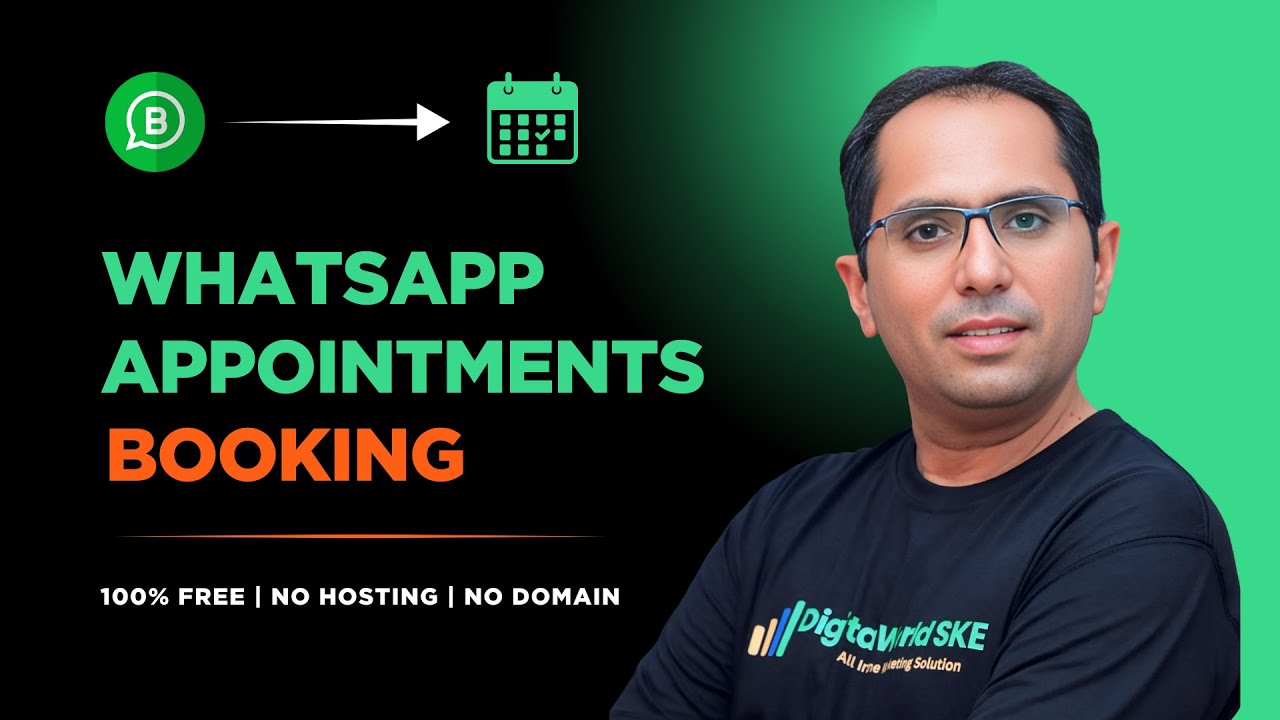 Start FREE WhatsApp Appointment Booking  System | Website | No Hosting No Domain