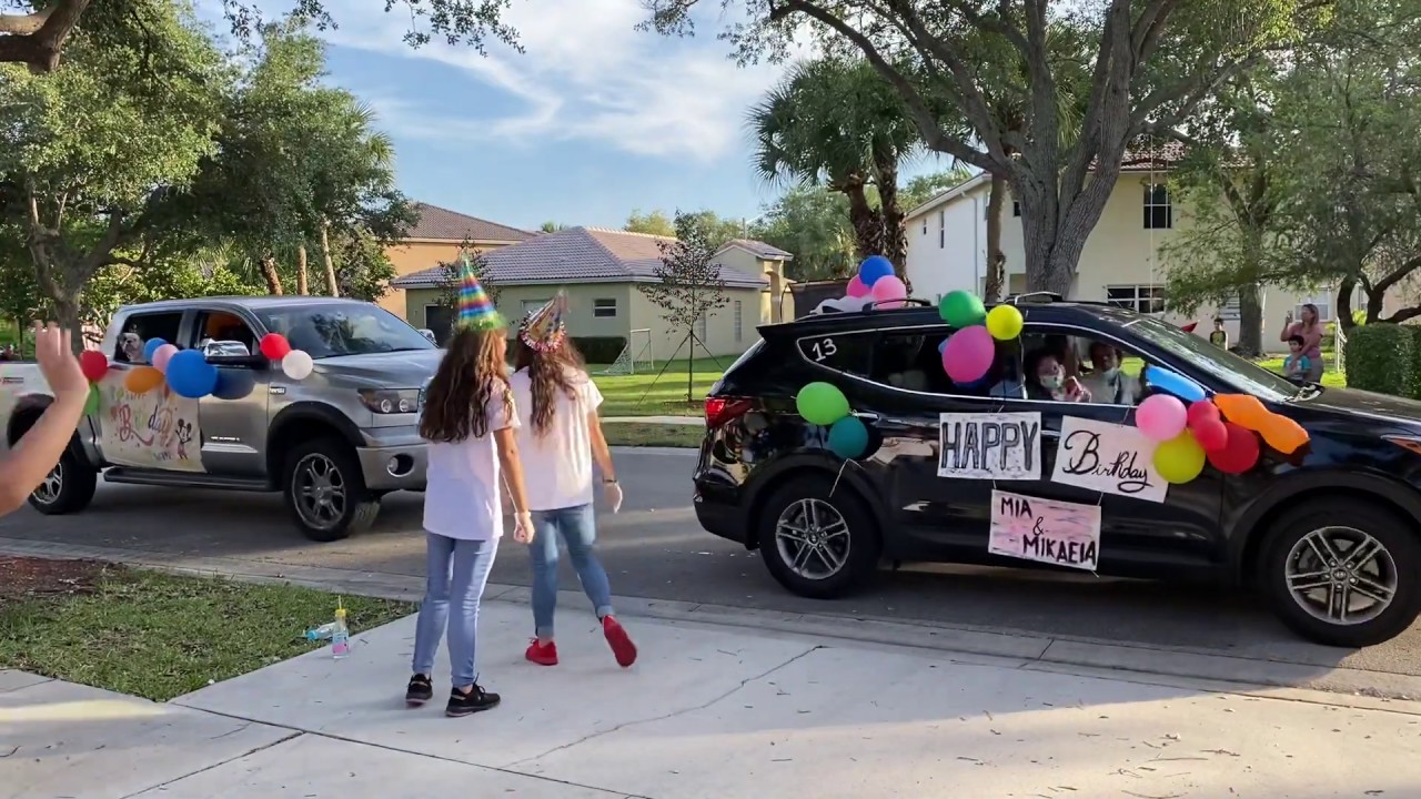 13th Birthday Car Parade