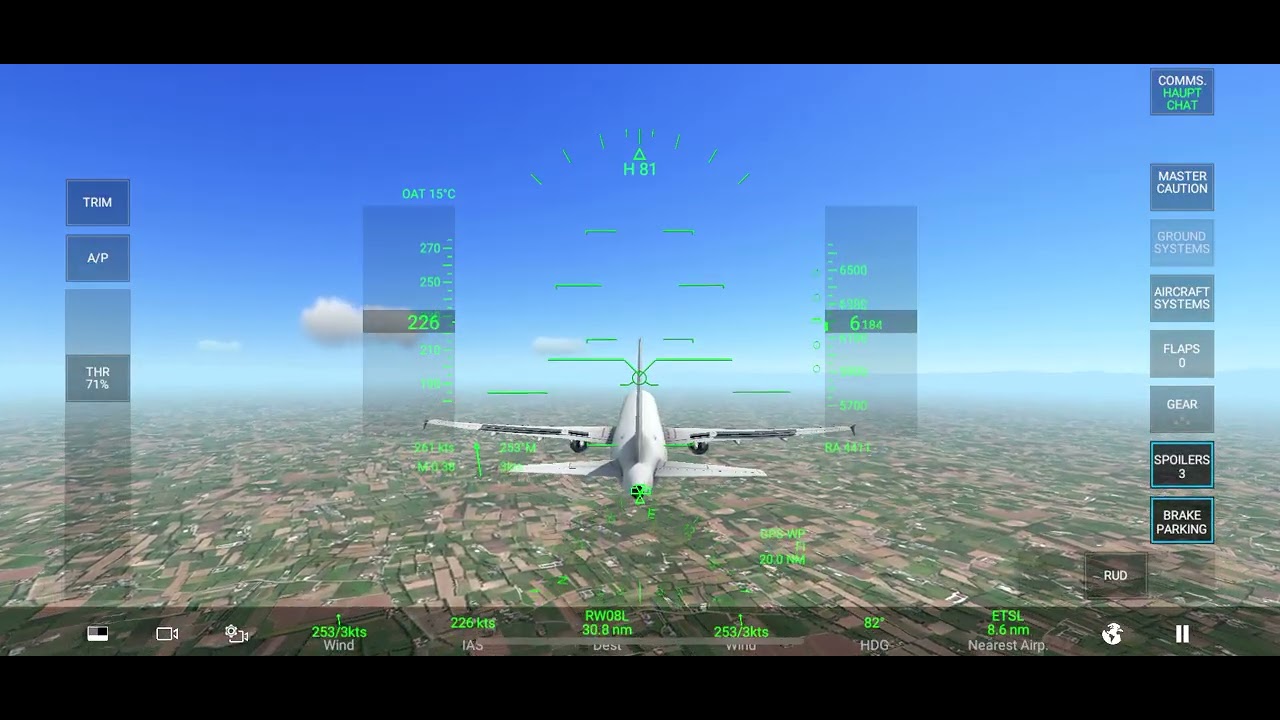 Ganzer Flug von Ravensburg nach München 😃