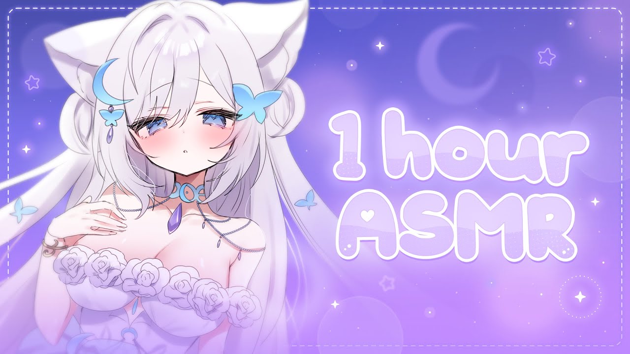 【3DIO ASMR】 1 Hour ASMR ~ Kisses, Ear Cleaning & Rubbing ♡
