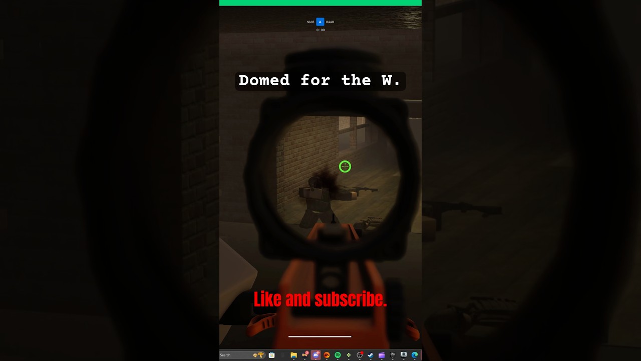 Domed in the head for the w in Roblox deadline&hellip;