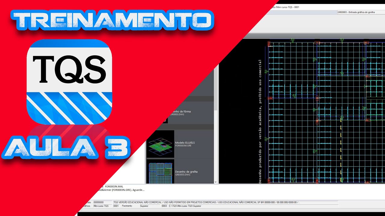 AULA 3 - Configuração da grelha no TQS